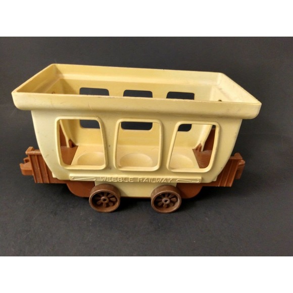VTG Weebles Railway Retro Toy Train Section 70s Mid Century Hasbro - Picture 5 of 7
